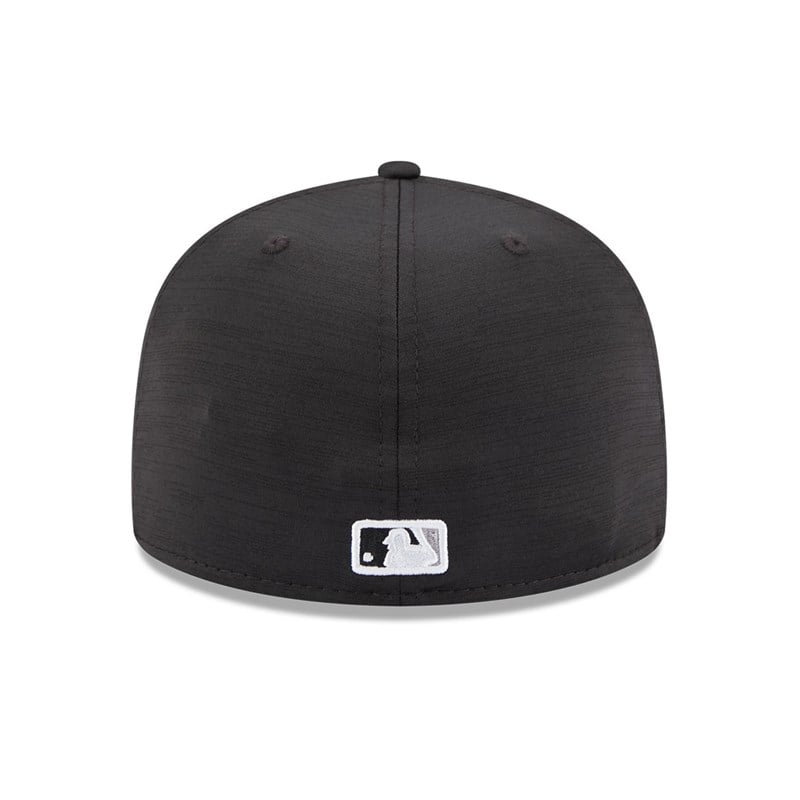 Black New Era Chicago Sox MLB Clubhouse Fitted Cap 59fifty | PTFV90263