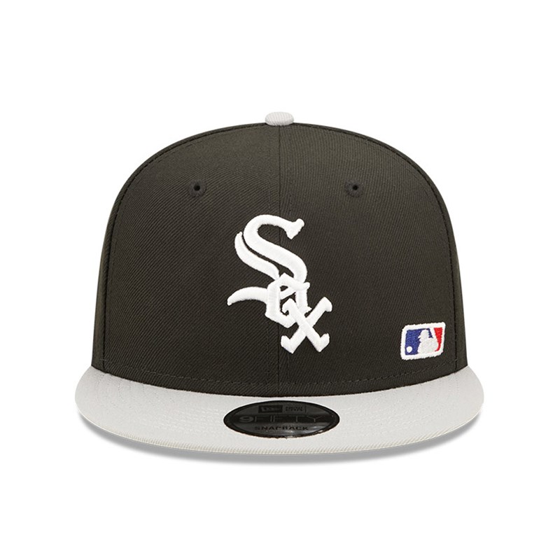 Black New Era Chicago Sox MLB Letter Arch Cap 9fifty | CYWH81576