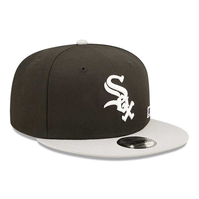 Black New Era Chicago Sox MLB Letter Arch Cap 9fifty | CYWH81576