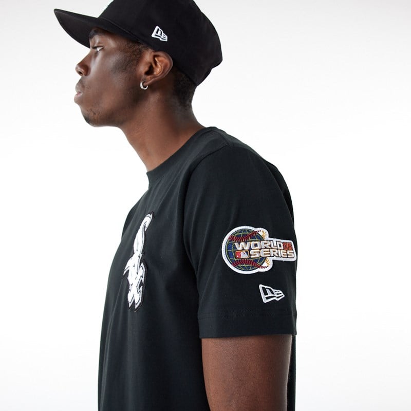 Black New Era Chicago Sox MLB Logo Select T-Shirt | DWUX29803