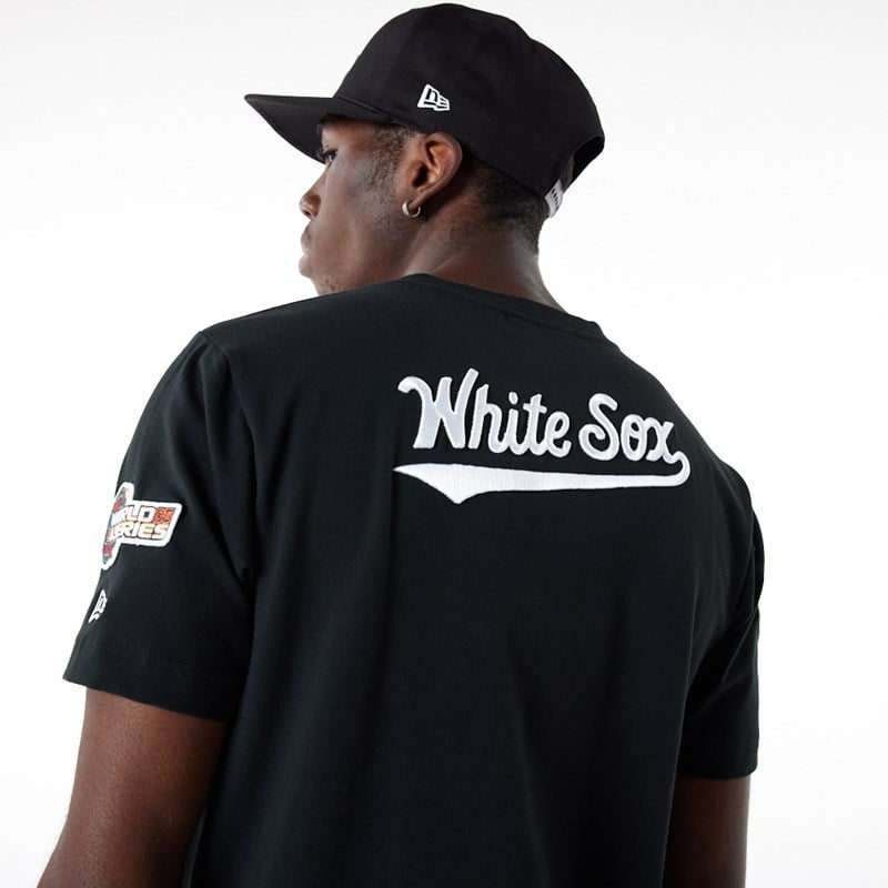 Black New Era Chicago Sox MLB Logo Select T-Shirt | DWUX29803