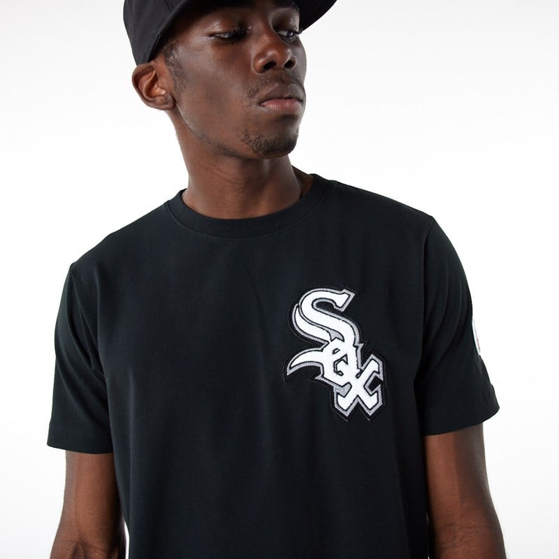 Black New Era Chicago Sox MLB Logo Select T-Shirt | DWUX29803