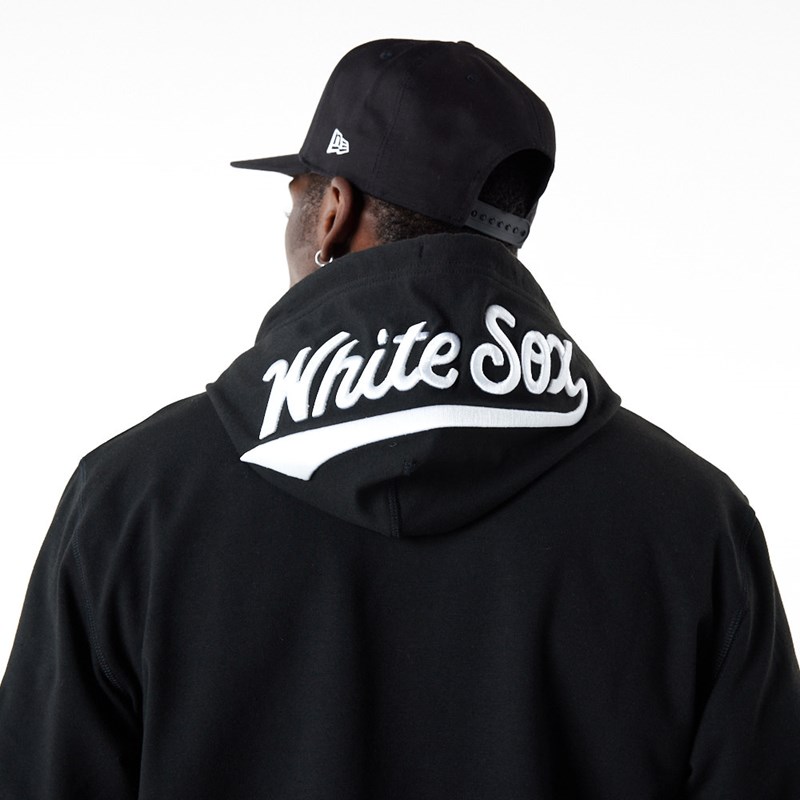 Black New Era Chicago Sox MLB Logo Select Hoodie | HBZA93621