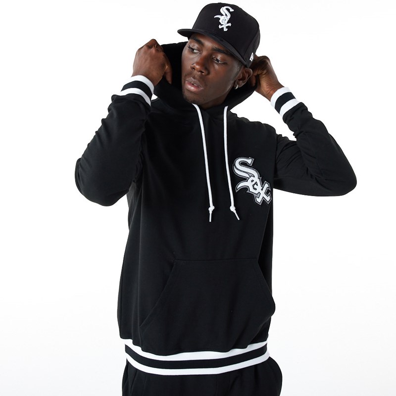 Black New Era Chicago Sox MLB Logo Select Hoodie | HBZA93621