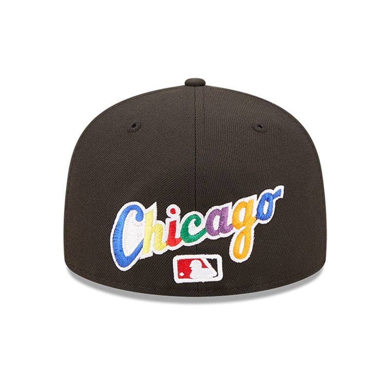 Black New Era Chicago Sox MLB Prismatic Fitted Cap 59fifty | DMBF43079