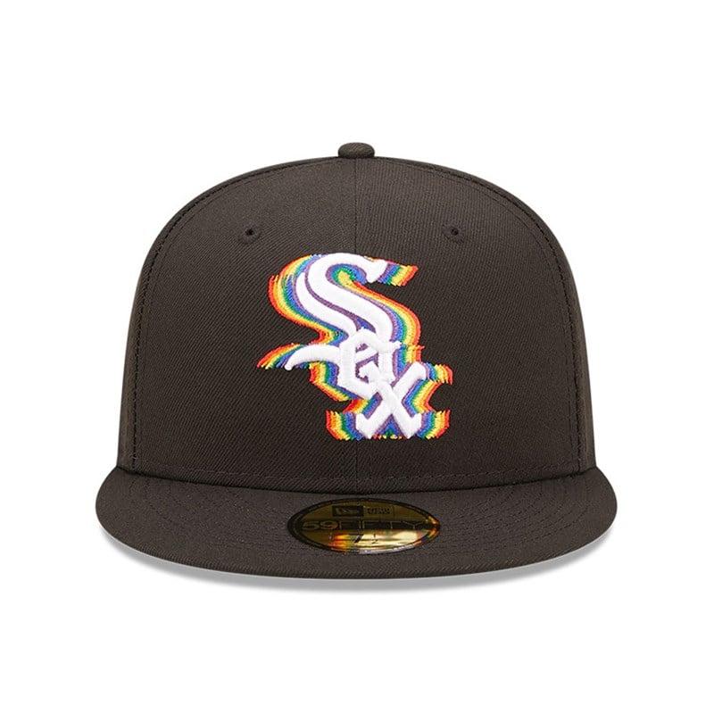 Black New Era Chicago Sox MLB Prismatic Fitted Cap 59fifty | DMBF43079