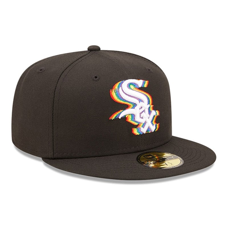 Black New Era Chicago Sox MLB Prismatic Fitted Cap 59fifty | DMBF43079