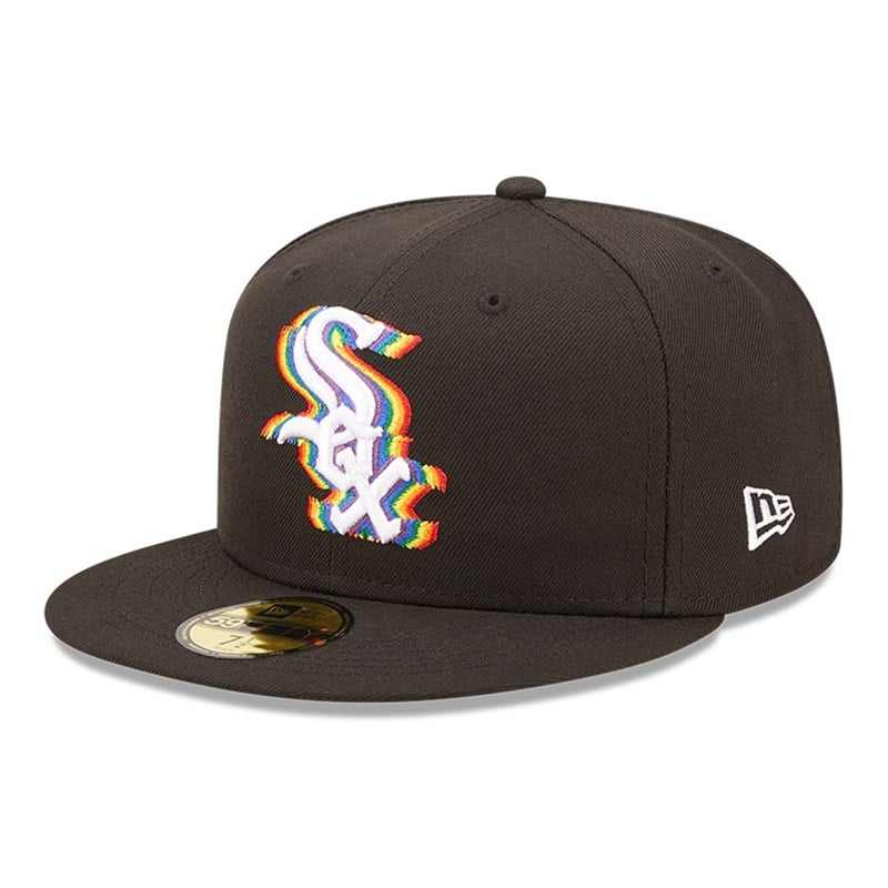 Black New Era Chicago Sox MLB Prismatic Fitted Cap 59fifty | DMBF43079