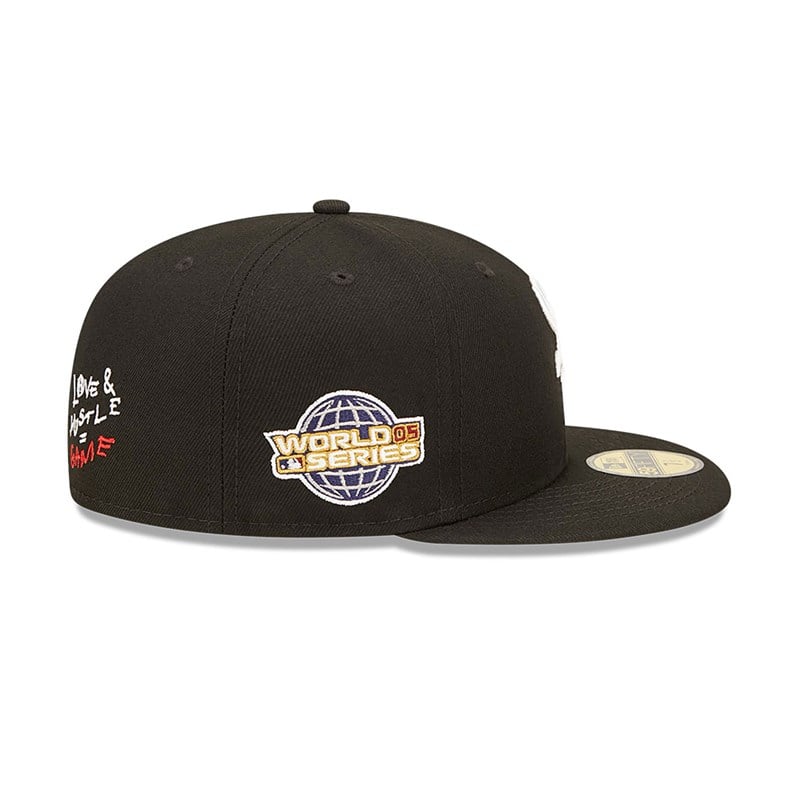 Black New Era Chicago Sox MLB Team Heart Fitted Cap 59fifty | TUWO54897