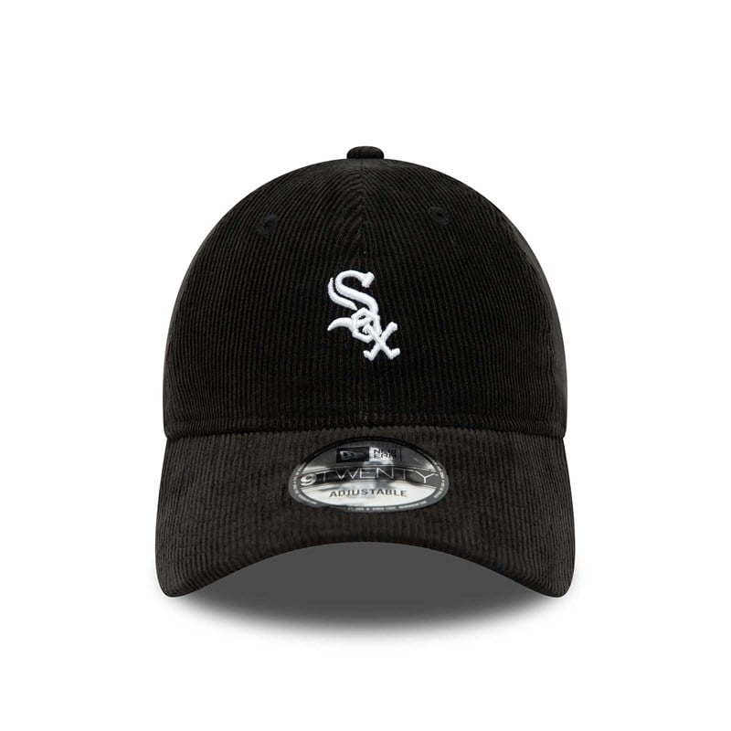 Black New Era Chicago Sox Mini Logo Adjustable Cap 9twenty | HLTI07129