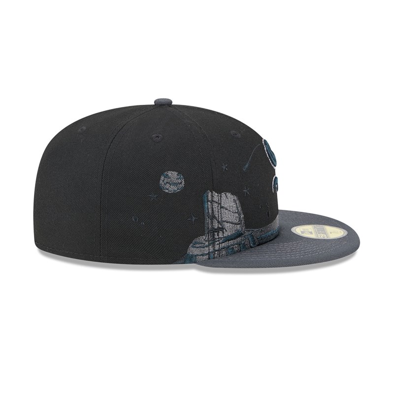 Black New Era Chicago Sox Planetary Fitted Cap 59fifty | DTAB96184