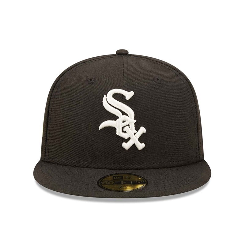 Black New Era Chicago Sox Pop Fitted Cap 59fifty | MZFK52340