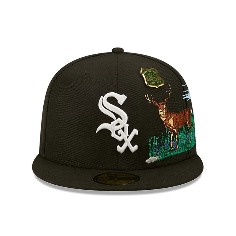 Black New Era Chicago Sox State Park Fitted Cap 59fifty | RGBY16703