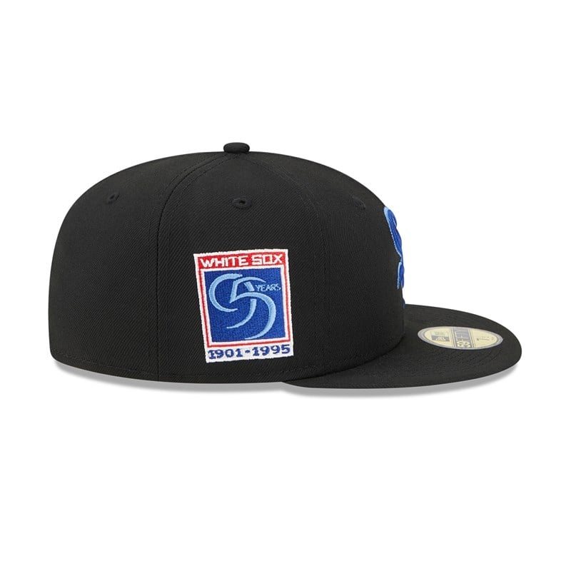 Black New Era Chicago Sox State Tartan Fitted Cap 59fifty | SPVW16784