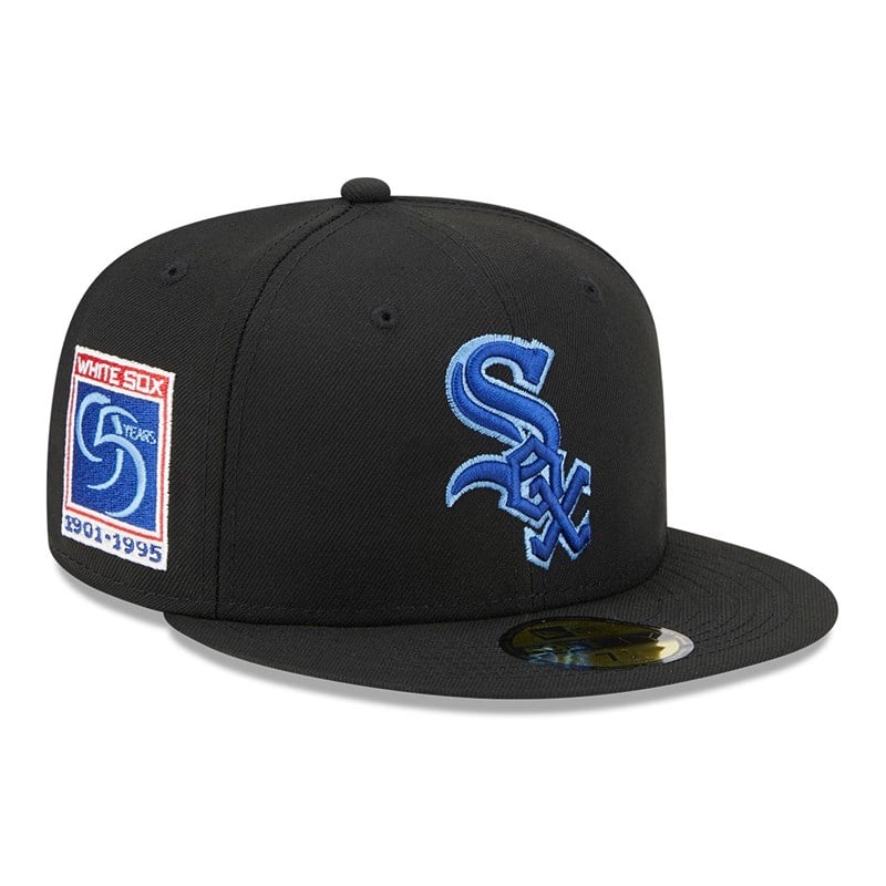 Black New Era Chicago Sox State Tartan Fitted Cap 59fifty | SPVW16784