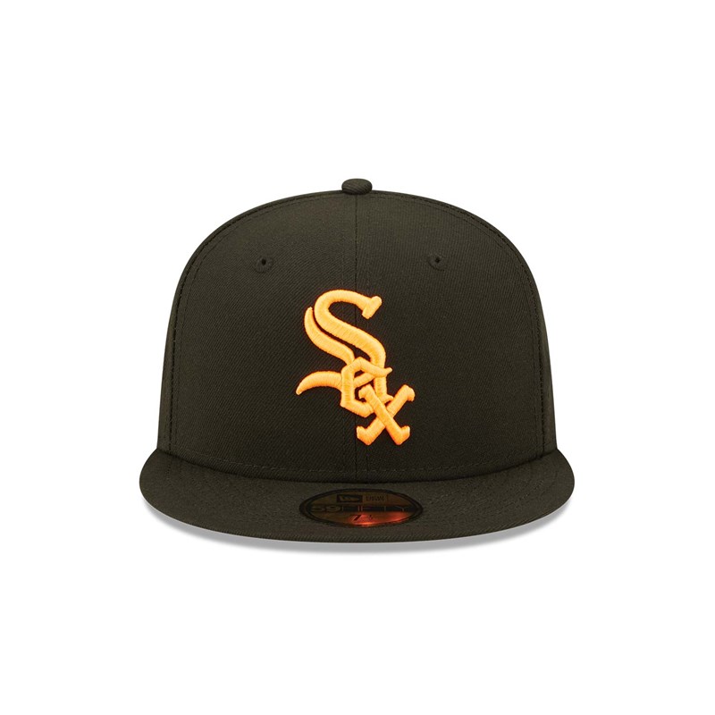 Black New Era Chicago Sox Summer Pop Fitted Cap 59fifty | XMLV79046