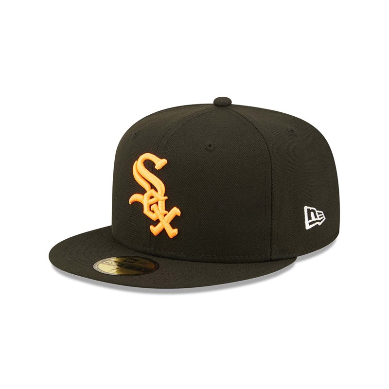 Black New Era Chicago Sox Summer Pop Fitted Cap 59fifty | XMLV79046