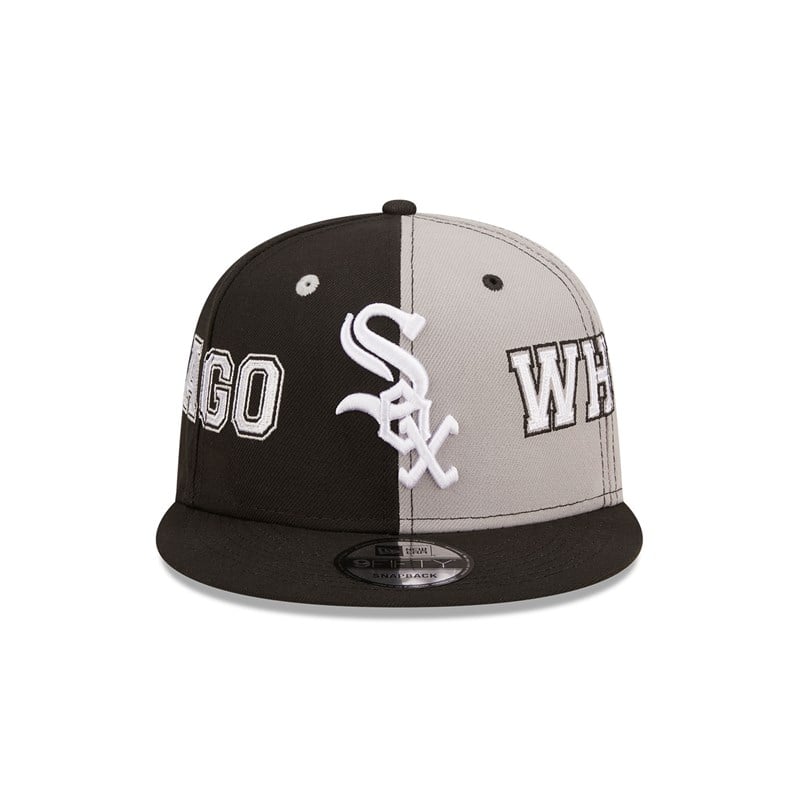 Black New Era Chicago Sox Teamsplit Cap 9fifty | DZHF32649