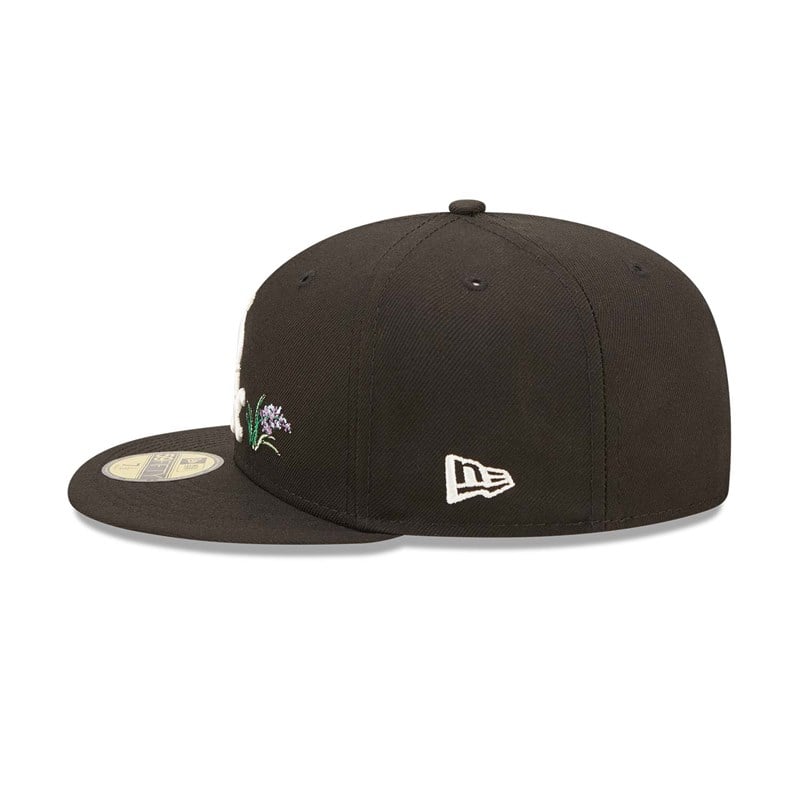 Black New Era Chicago Sox Watercolour Floral Cap 59fifty | NVZA01685