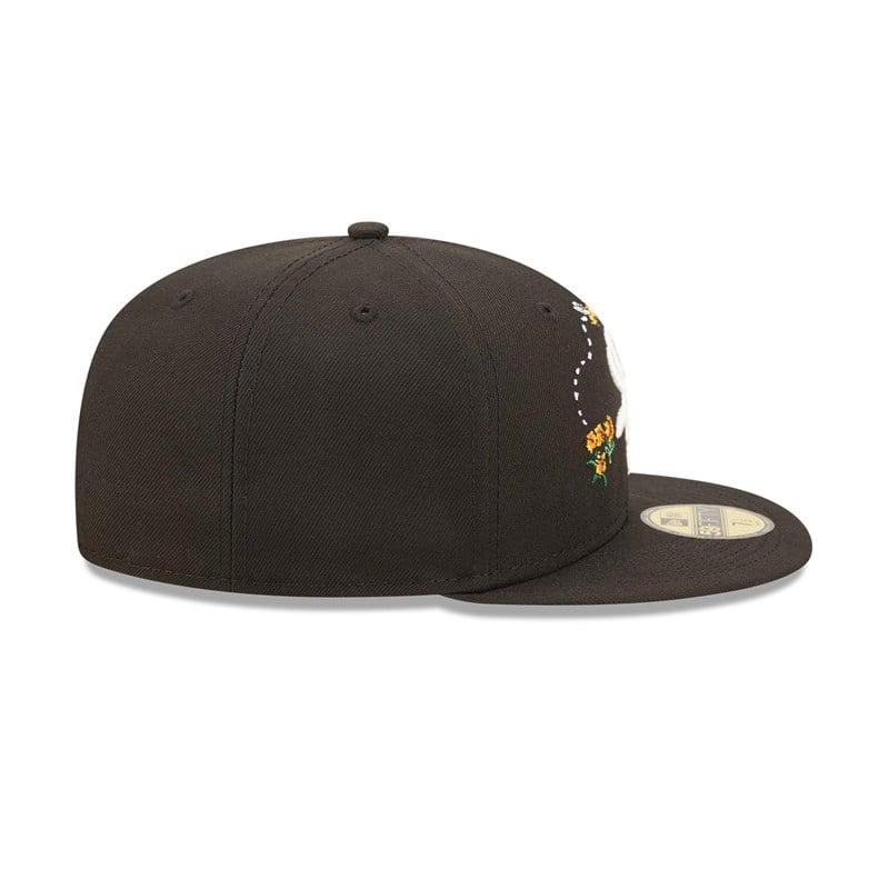 Black New Era Chicago Sox Watercolour Floral Cap 59fifty | NVZA01685