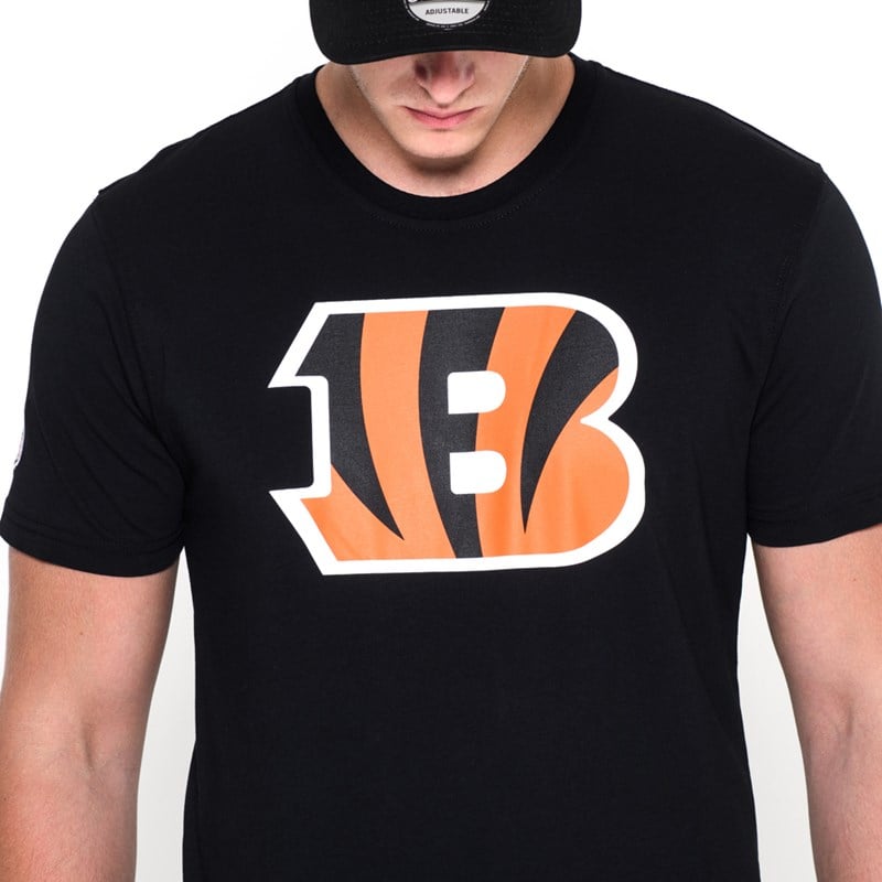 Black New Era Cincinnati Bengals Team Logo T-Shirt | AXLB36190