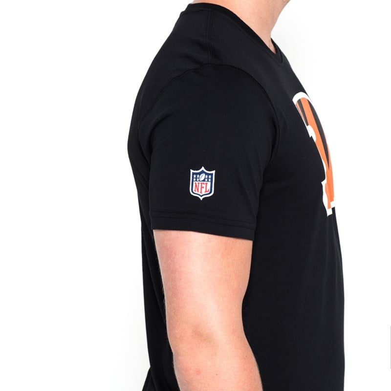 Black New Era Cincinnati Bengals Team Logo T-Shirt | AXLB36190