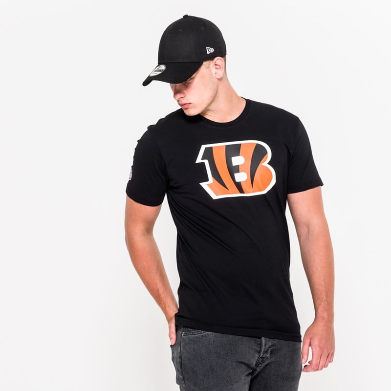 Black New Era Cincinnati Bengals Team Logo T-Shirt | AXLB36190