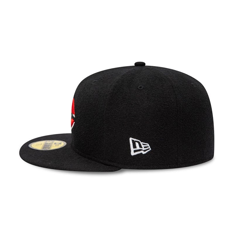 Black New Era Cincinnati Reds Anniversary Fitted Cap 59fifty | CYZR85910