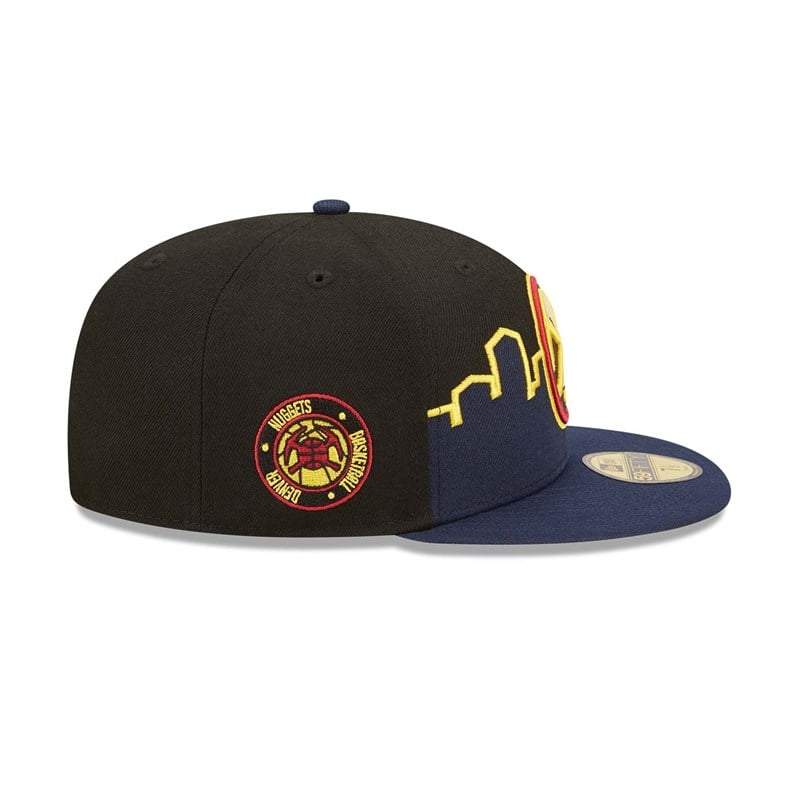 Black New Era Denver Nuggets NBA Tip Off 2022 Fitted Cap 59fifty | CYHL75083