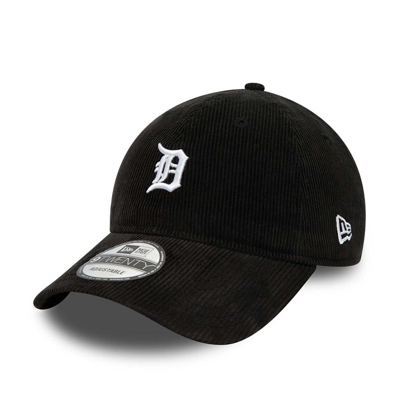 Black New Era Detriot Tigers Mini Logo Adjustable Cap 9twenty | DCRZ21687