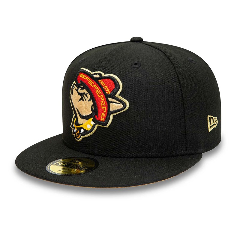 Black New Era El Paso Chihuahuas Milb Fitted Cap 59fifty | IGLE49037