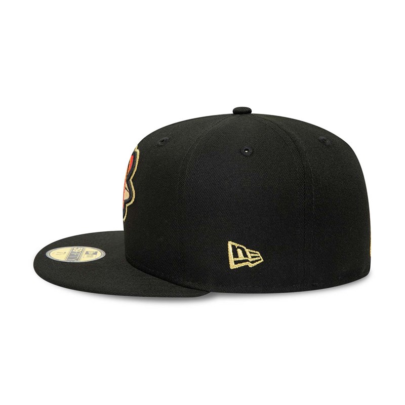 Black New Era El Paso Chihuahuas Milb Fitted Cap 59fifty | IGLE49037