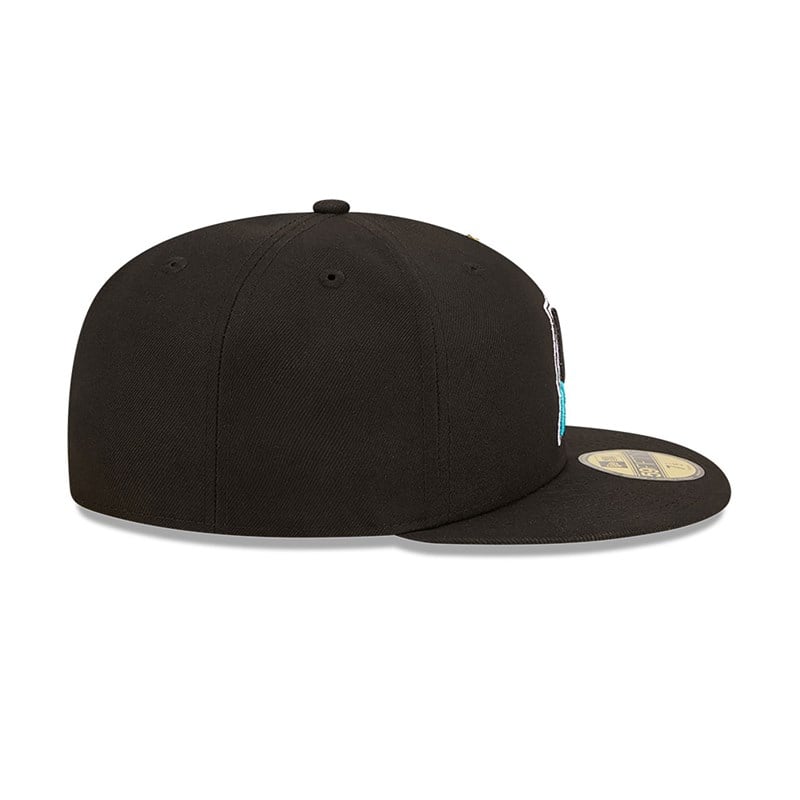 Black New Era Florida Marlins State Park Fitted Cap 59fifty | IBHN01235