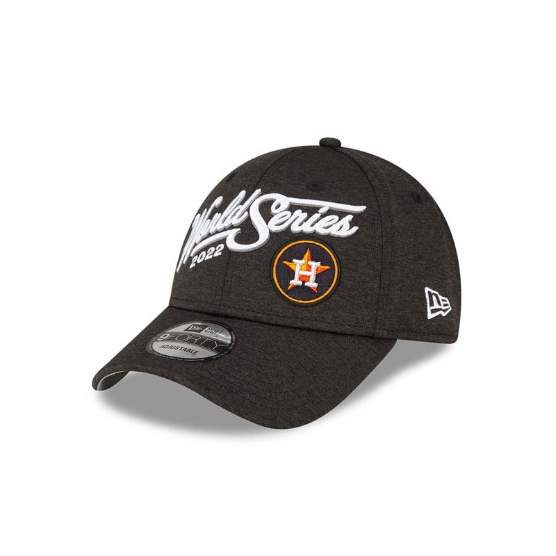 Black New Era Houston Astros MLB League Champions Adjustable Cap 9forty | XNJF28490