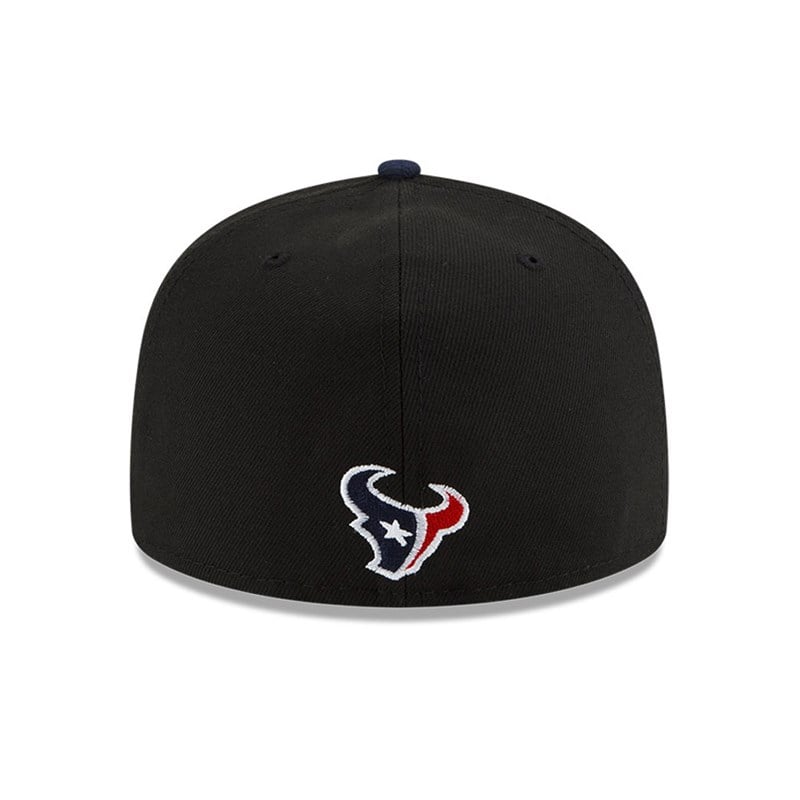 Black New Era Houston Texans NFL Draft Fitted Cap 59fifty | DFKW82390