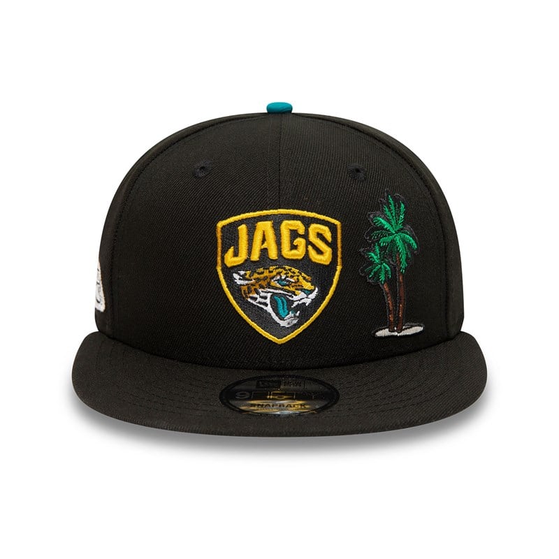 Black New Era Jacksonville Jaguars London Games 9fifty | AIXF98152