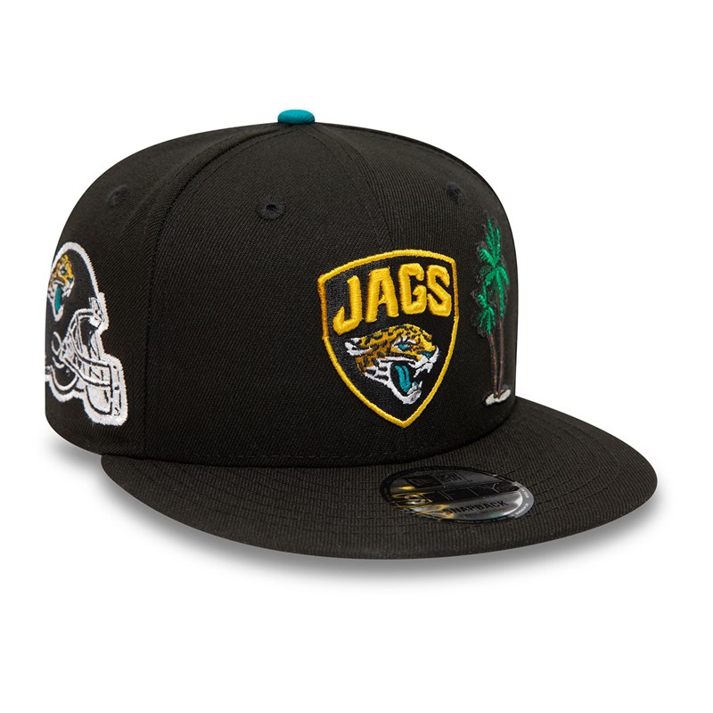 Black New Era Jacksonville Jaguars London Games 9fifty | AIXF98152