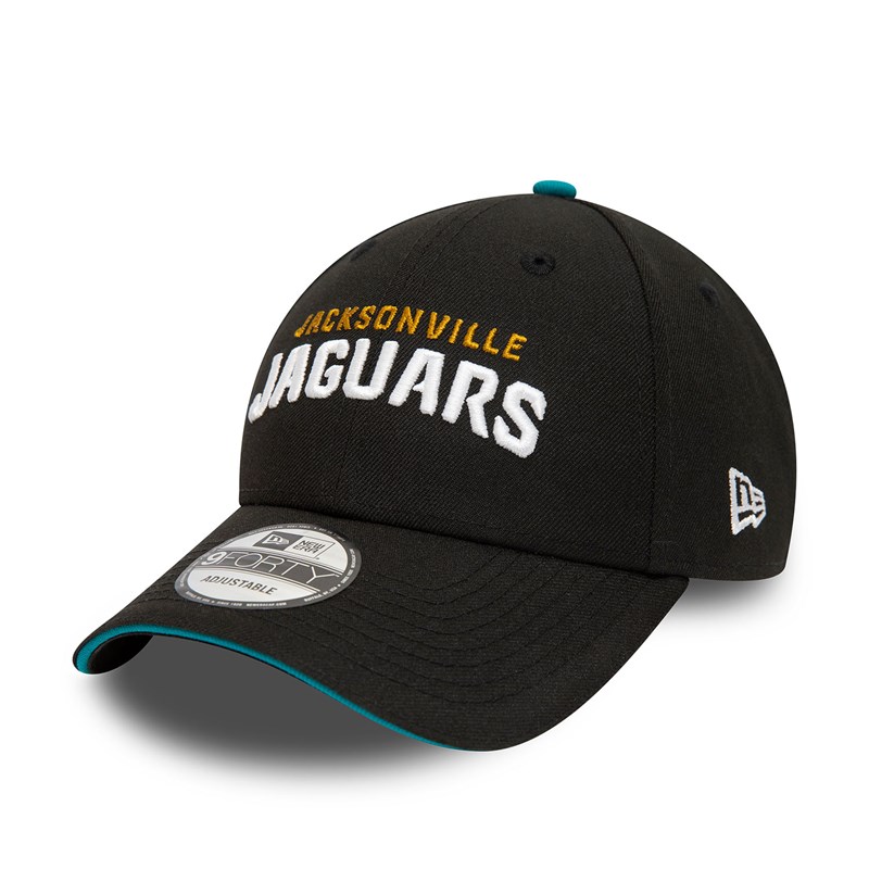 Black New Era Jacksonville Jaguars London Games 9forty | NQOS37652