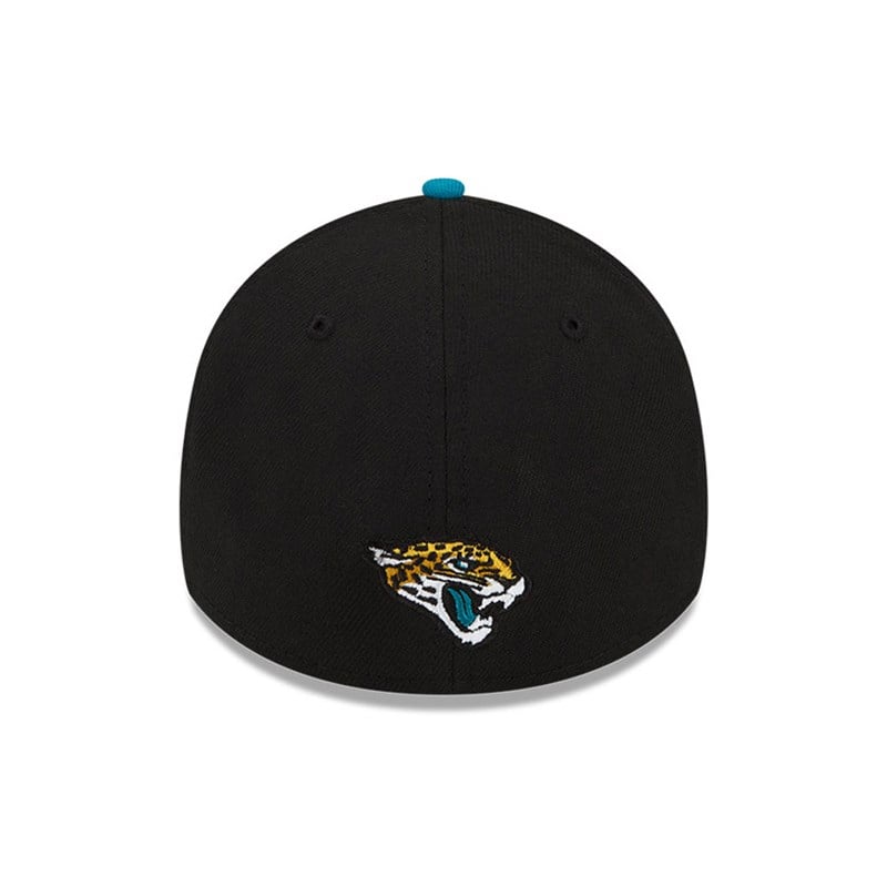 Black New Era Jacksonville Jaguars NFL Draft Stretch Fit Cap 39thirty | RXOC37425