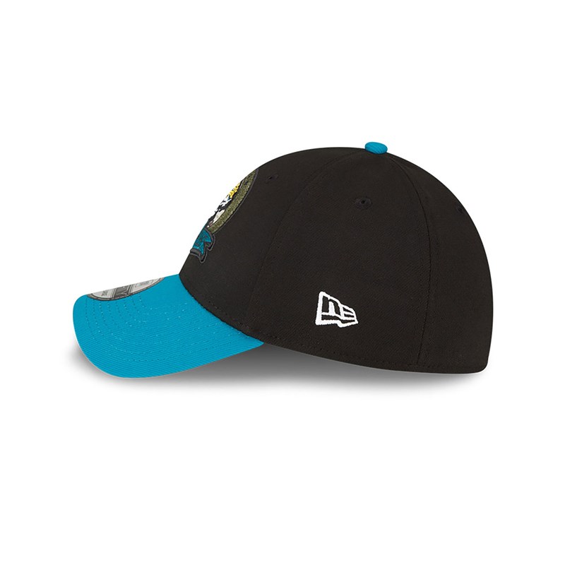 Black New Era Jacksonville Jaguars NFL Salute To Service Stretch Fit Cap 39thirty | IQBG96071