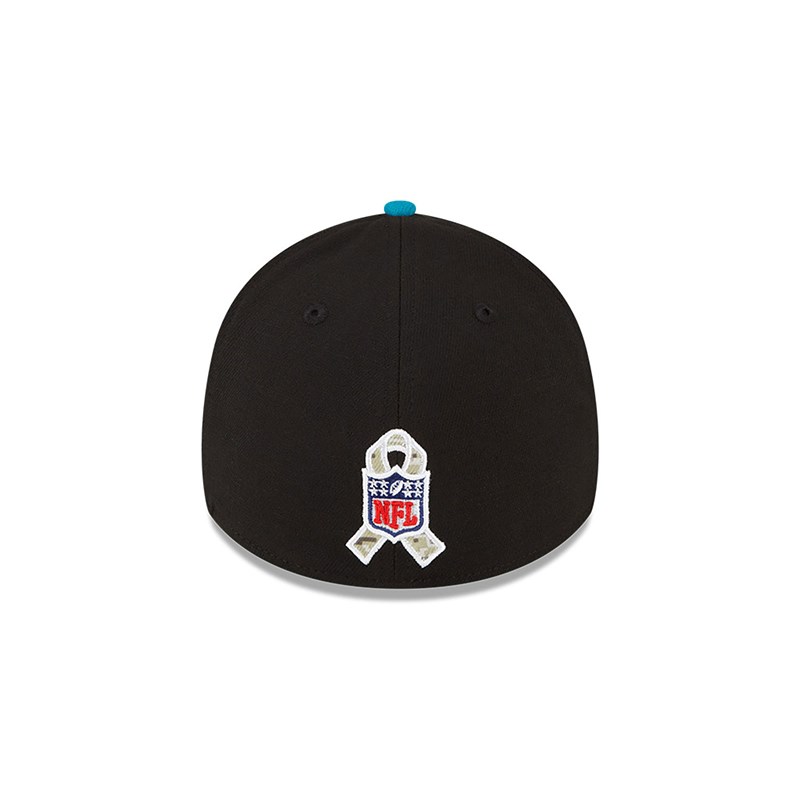 Black New Era Jacksonville Jaguars NFL Salute To Service Stretch Fit Cap 39thirty | IQBG96071