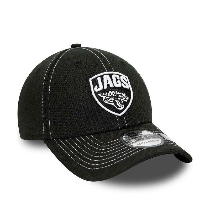 Black New Era Jacksonville Jaguars NFL Teams Cap 39thirty | XLRZ34926