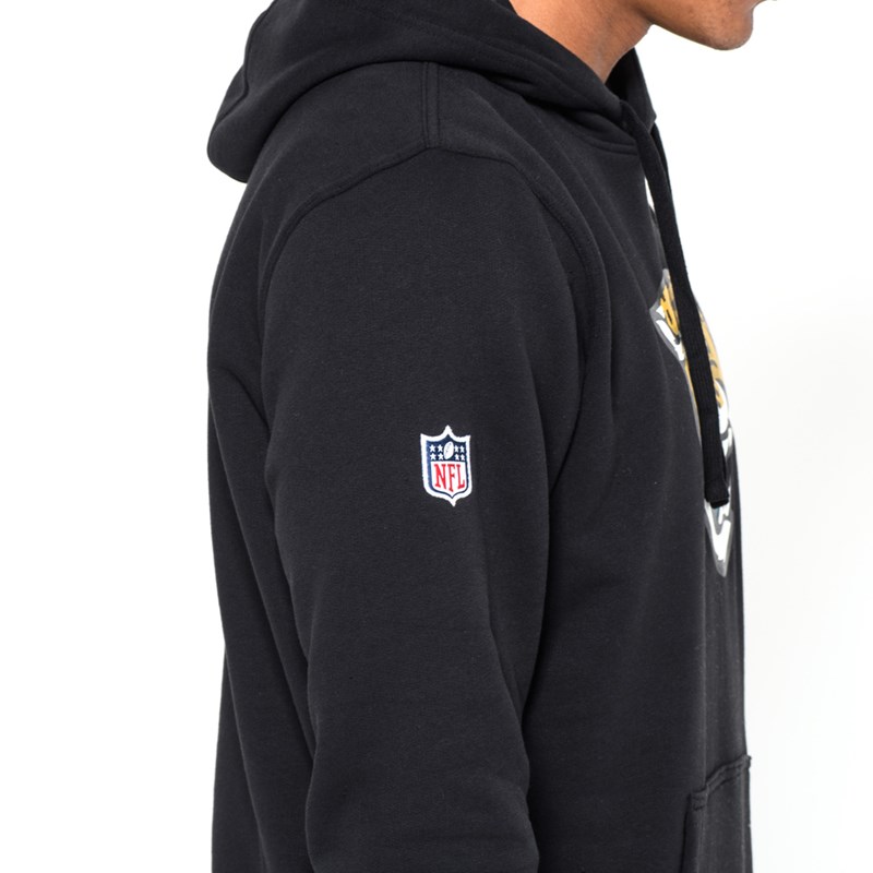 Black New Era Jacksonville Jaguars Team Logo Hoodie | EPDL93452