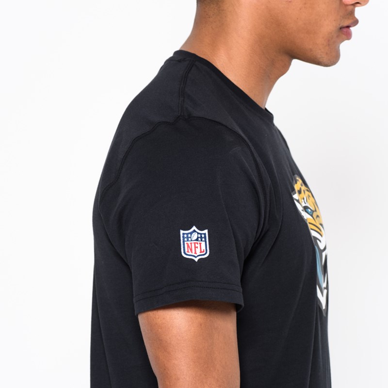 Black New Era Jacksonville Jaguars Team Logo T-Shirt | UFAL93854