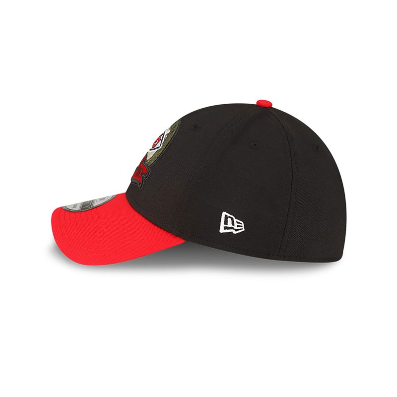 Black New Era Kansas City Chiefs NFL Salute To Service Stretch Fit Cap 39thirty | ILXK86501