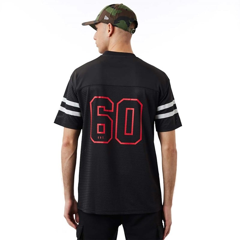 Black New Era Kansas City Chiefs NFL Script Jersey T-Shirt | IUPS58740