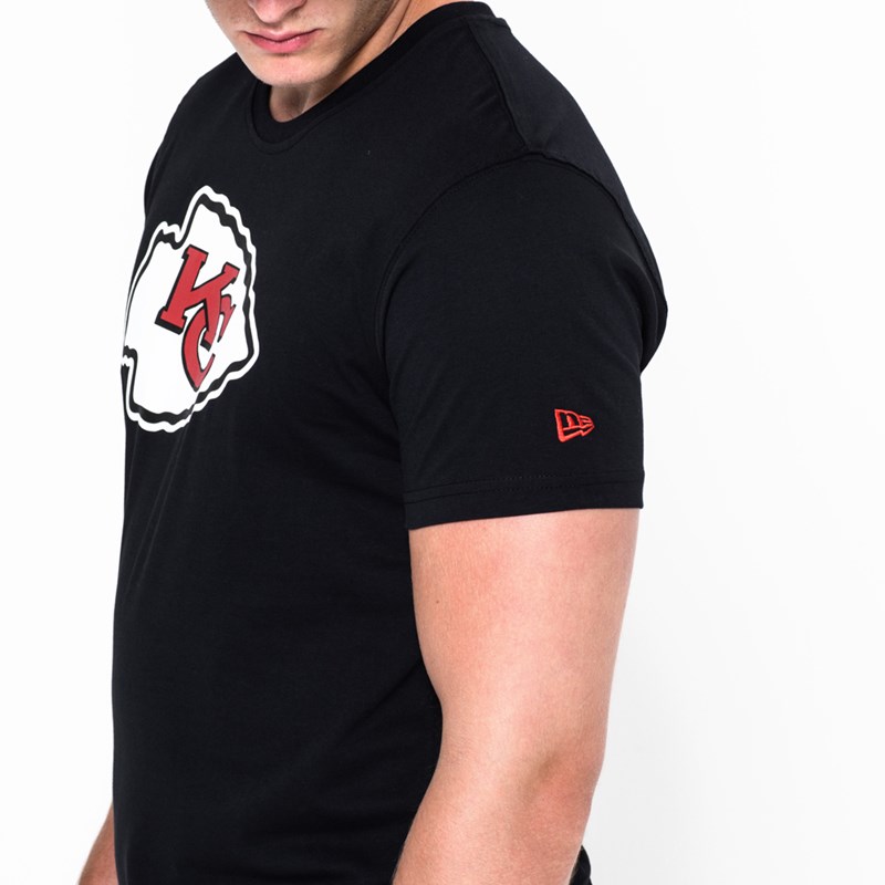 Black New Era Kansas City Chiefs Team Logo T-Shirt | SZNX41208