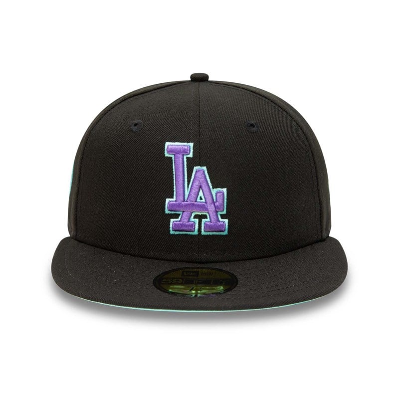 Black New Era La Dodgers And Tint Fitted Cap 59fifty | GXQR50891