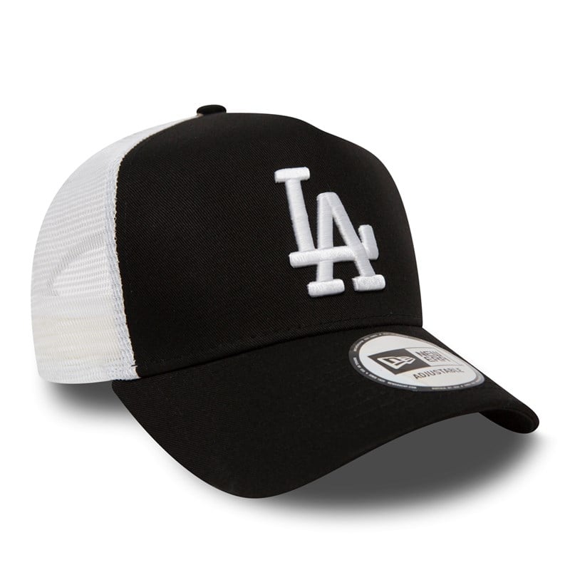 Black New Era La Dodgers Clean Cap Aframe | PZAI89124