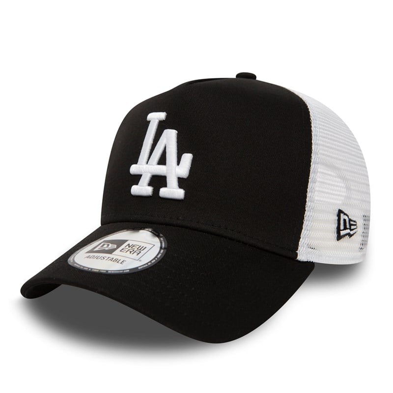 Black New Era La Dodgers Clean Cap Aframe | PZAI89124